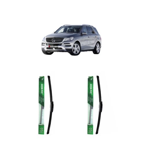 Kit De Palhetas Para Mercedes Benz Classe M De 1998 A 2005 - REDUX32