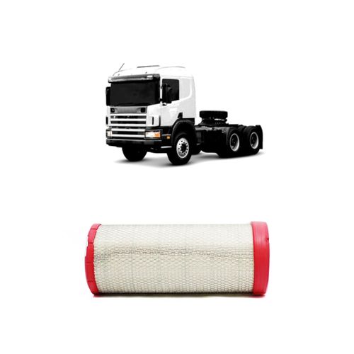 Filtro Ar Redux32 Ari503/2 1869991 Asr181 Para Scania P420 Dc12-06 Euro 3 Diesel 420 Cv De 11/2006 A 2022