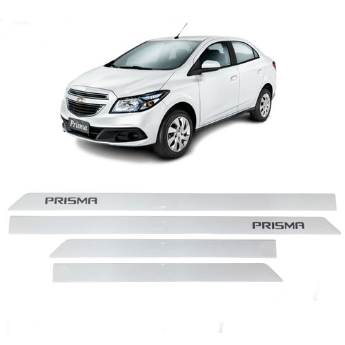 Jogo Friso Lateral Personalizado Chevrolet Novo Prisma 2013 em Diante