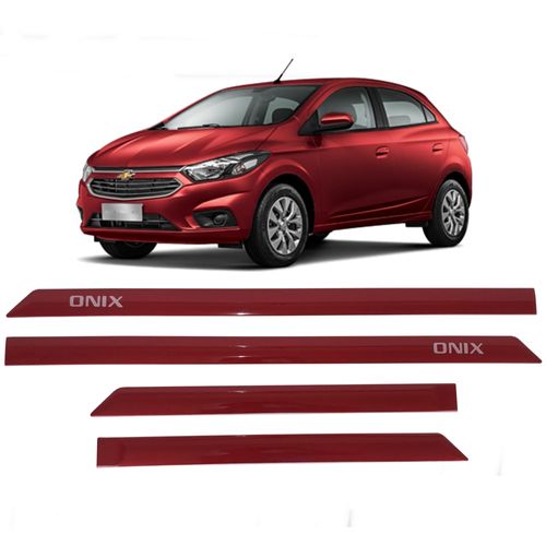 Jogo Friso Lateral Personalizado Chevrolet Onix 2012 em Diante