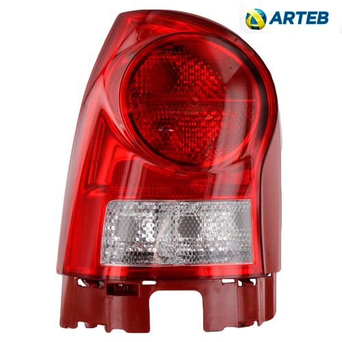 Lanterna Traseira Cristal Carcaça Vermelha Gol G4 2005 até 2011
