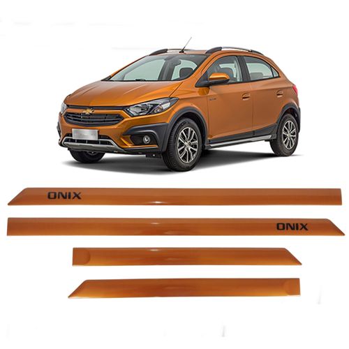 Jogo Friso Lateral Personalizado Chevrolet Onix 2012 em Diante
