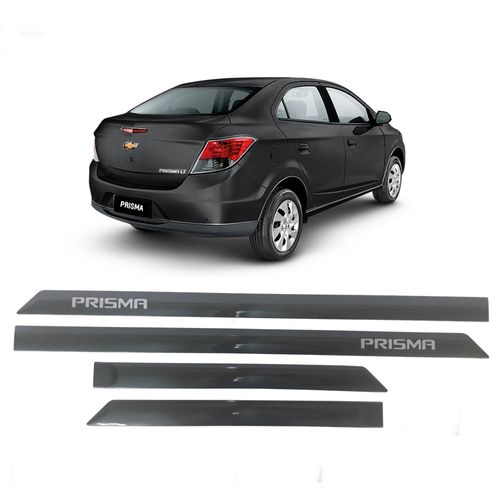 Jogo Friso Lateral Personalizado Chevrolet Novo Prisma 2013 em Diante