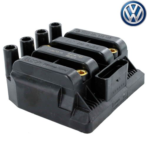 Bobina de Ignição com 6 Pinos - Jetta 2.0 - Bora 2.0 - Golf 2.0 - Polo 2.0 - Fox 1.0 - Voyage G5 1.0 - Gol G5 1.0 - Veículos Flex 2008 em Diante