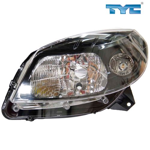 Farol Principal Máscara Negra Renault Sandero Stepway 2008 em Diante