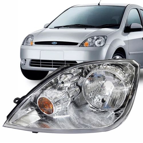 Farol Principal Ford Fiesta 2003 até 2007 com Pisca Embutido