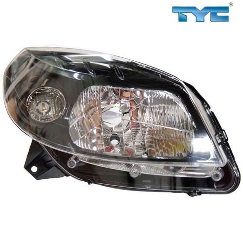 Farol Principal Máscara Negra Renault Sandero Stepway 2008 em Diante