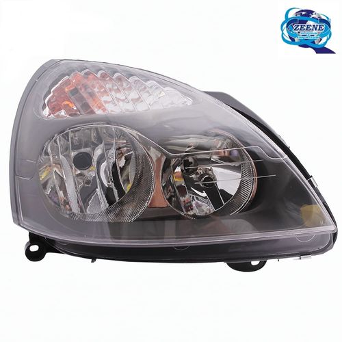 Farol Principal Duplo Máscara Cinza: Clio 2006 Até 2012