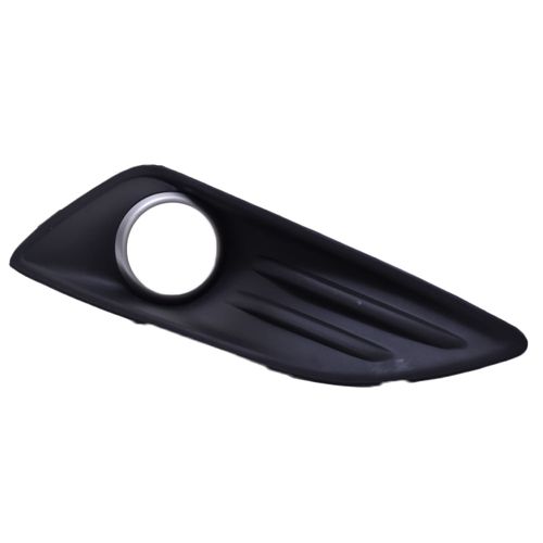 Moldura do Farol de Milha do Parachoque Dianteiro com Aro Cinza Lado Esquerdo New Ford Fiesta 2014 até 2017