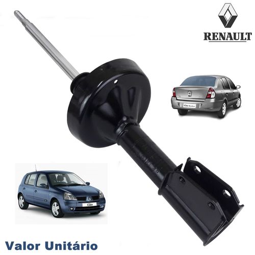 Amortecedor Dianteiro Turbogás Original Renault Clio 1.0 Nacional 2000 até 2011 Hatch e Sedan