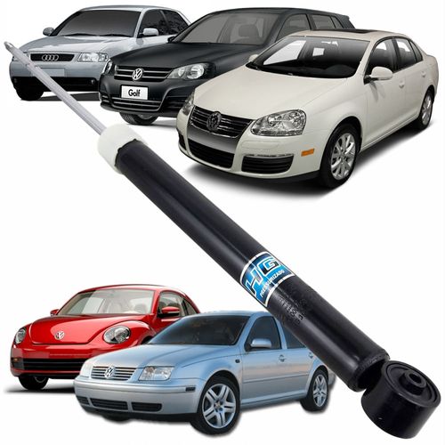 Amortecedor Traseiro Nakata Pressurizado Audi A3 1999 até 2008 Golf 1998 até 2012 Bora 1999 até 2011 Beetle 1998 até 2012 - Nakata
