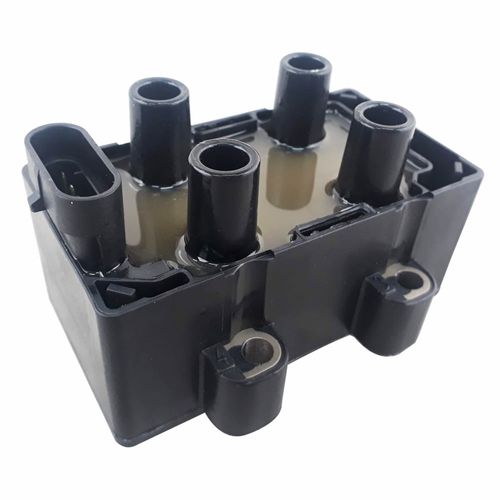 Bobina de Ignição de 4 Pinos Valeo Renault Clio Logan Scenic Twingo Kangoo Megane Sandero Motores 1.0, 1.2 e 1.6 8v