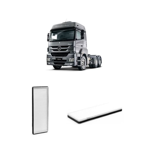 Filtro Cabine Redux32 Arc014 A9408350047 Acp969 Para Mercedes Benz Axor 2036 4x2 Rodoviário (Com Ar) De 2002 A 2022