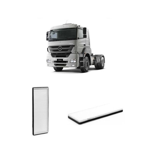 Filtro Cabine Redux32 Arc014 A9408350047 Acp969 Para Mercedes Benz Axor 2041 4x2 Rodoviário (Com Ar) De 2002 A 2022