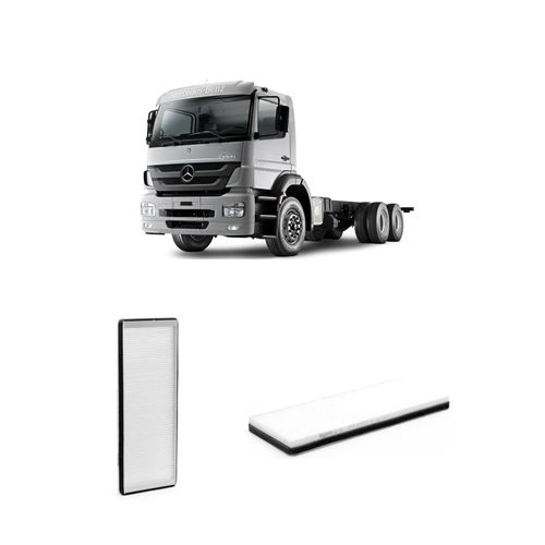 Filtro Cabine Redux32 Arc014 A9408350047 Acp969 Para Mercedes Benz Axor 2536 6x2 Rodoviário (Com Ar) De 2002 A 2022