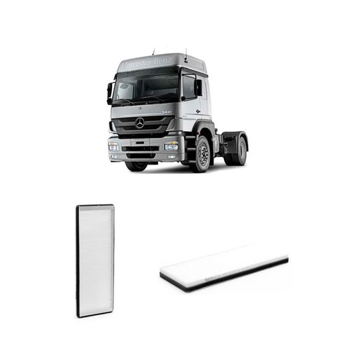 Filtro Cabine Redux32 Arc014 A9408350047 Acp969 Para Mercedes Benz Axor 2644 6x4 Rodoviário (Com Ar) De 2002 A 2022