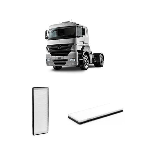 Filtro Cabine Redux32 Arc014 A9408350047 Acp969 Para Mercedes Benz Axor 2544 6x2 Rodoviário (Com Ar) De 2002 A 2022
