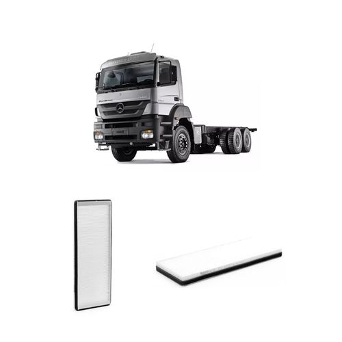 Filtro Cabine Redux32 Arc014 A9408350047 Acp969 Para Mercedes Benz Axor 3344 6x4 Plataforma Fora De Estrada (Com Ar) De 2002 A 2022