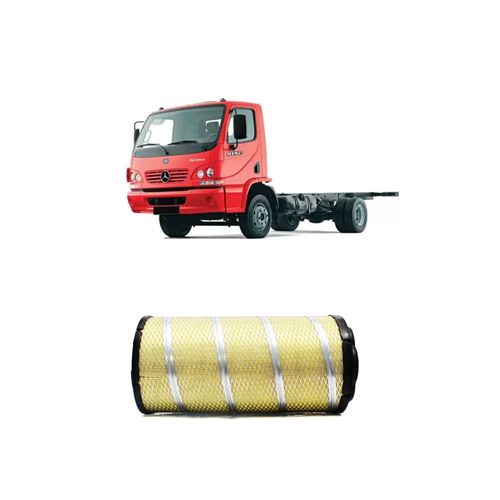 Filtro Ar Redux32 Arr538 A9795280006 Ars9843 Para Mercedes Benz Accelo 915 Diesel De 2018 A 2022