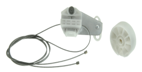 Kit Reparo Máquina de Vidro Elétrico GM Astra Traseira Esquerdo com suporte 1998> VP 5065