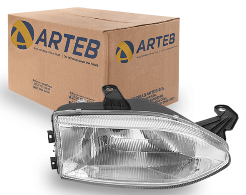 Farol Principal Lado Direito H4 PALIO/WEEKEND/SIENA/STRADA 1996>1998 ARTEB 0160218