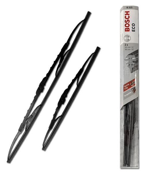 Par de Palheta Dianteira Bosch Eco B315 15 / 22 Polegadas Crossfox Fox Spacefox 3 397 010 131