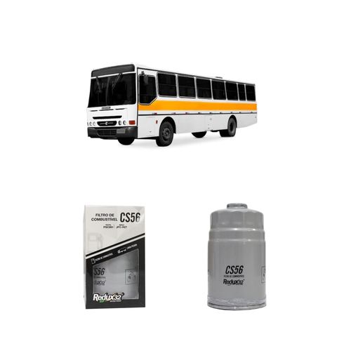 Filtro Combustível Redux32 Cs56 301155612 Psc991 Para Ford B1621 Mwm 6.10 Tca Diesel De 1992 A 1998