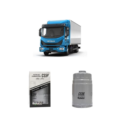 Filtro Combustível Redux32 Cs56 301155612 Psc991 Para Iveco Eurocargo Tector 6 Cilindros Diesel 170e25t De 1/2009 A 2022