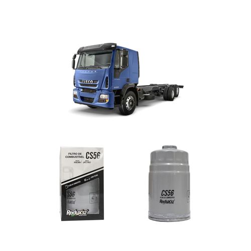 Filtro Combustível Redux32 Cs56 301155612 Psc991 Para Iveco Tector Euro 5 Diesel 170e28 T De 2012 A 2022
