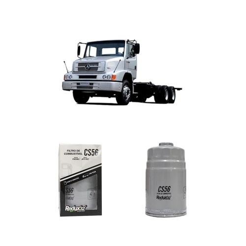 Filtro Combustível Redux32 Cs56 301155612 Psc991 Para Mercedes Benz 1218 Lak Om 366 A Diesel De 1996 A 2022