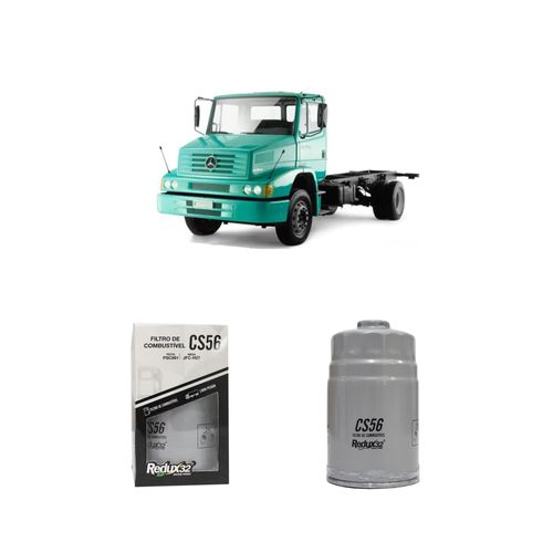 Filtro Combustível Redux32 Cs56 301155612 Psc991 Para Mercedes Benz 1622 Ls Om 366 La Diesel De 1996 A 2022