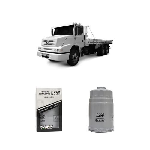 Filtro Combustível Redux32 Cs56 301155612 Psc991 Para Mercedes Benz Oh 1621 L Om 366 La Diesel De 1/2003 A 2022