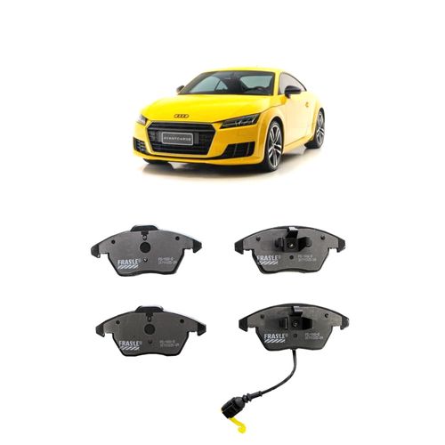 Jogo De Pastilha De Freio Dianteiro Fras-Le Pd1000b Para Audi Tt Ambition 2.0 Tfsi S-Tronic 2.0 L 16v Dohc L4 De 2015 Até 2018