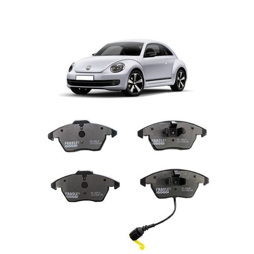 Jogo De Pastilha De Freio Dianteiro Fras-Le Pd1000b Para Volkswagen Fusca Tsi 2.0 L 16v Dohc L4 De 2013 Até 2014