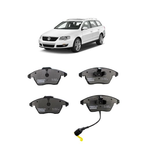 Jogo De Pastilha De Freio Dianteiro Fras-Le Pd1000b Para Volkswagen Passat G6 Comfortline 2.0 L 16v Dohc L4 De 2005 Até 2010