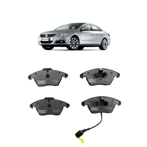Jogo De Pastilha De Freio Dianteiro Fras-Le Pd1000b Para Volkswagen Passat Cc 2.0 Tsi Dsg 2.0 L 16v Dohc L4 De 2014 Até 2015
