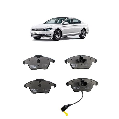 Jogo De Pastilha De Freio Dianteiro Fras-Le Pd1000b Para Volkswagen Passat G6 Highline Aut. 2.0 L 16v Dohc L4 De 2005 Até 2010