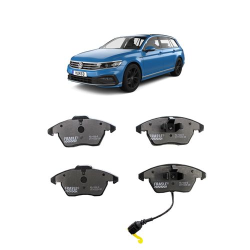 Jogo De Pastilha De Freio Dianteiro Fras-Le Pd1000b Para Volkswagen Passat Variant R-Line Tsi 2.0 L 16v Dohc L4 De 2014 Até 2015