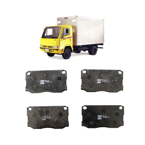 Jogo De Pastilha De Freio Dianteiro Fras-Le Pd102 Para Agrale 4500 D Serie 229 3.0 L 6v Sohv L3 De 1994 Até 2004