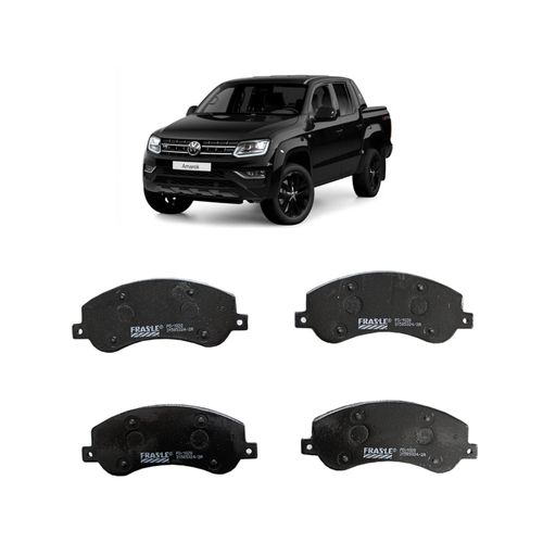 Jogo De Pastilha De Freio Dianteiro Fras-Le Pd1028 Para Volkswagen Amarok Cd Black Edition Ea189 2.0 L 16v Dohc L4 De 2010 Até 2012