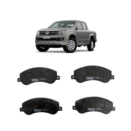 Jogo De Pastilha De Freio Dianteiro Fras-Le Pd1028 Para Volkswagen Amarok Cd S Ea189 2.0 L 16v Dohc L4 De 2014 Até 2016