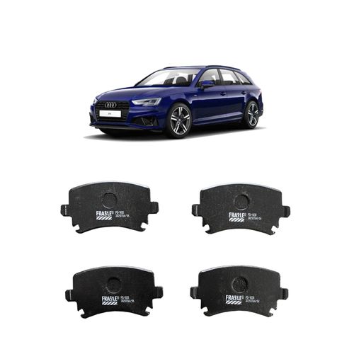 Jogo De Pastilha De Freio Traseiro Fras-Le Pd1030 Para Audi A4 Avant 2.0 Tfsi 2.0 L 16v Dohc L4 De 2005 Até 2008