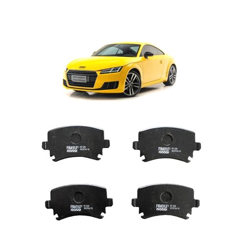 Jogo De Pastilha De Freio Traseiro Fras-Le Pd1030 Para Audi Tt Attraction 2.0 Tfsi S-Tronic 2.0 L 16v Dohc L4 De 2015 Até 2018