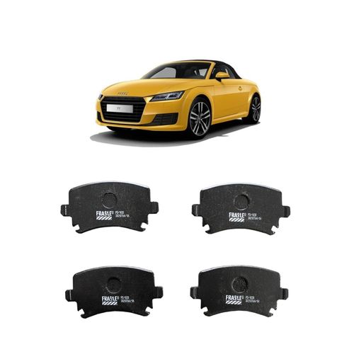 Jogo De Pastilha De Freio Traseiro Fras-Le Pd1030 Para Audi Tt Roadster Ambition 2.0 Tfsi 2.0 L 16v Dohc L4 De 2015 Até 2018