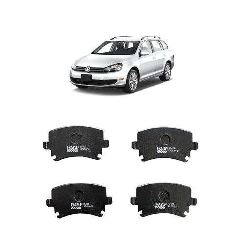 Jogo De Pastilha De Freio Traseiro Fras-Le Pd1030 Para Volkswagen Jetta Variant 2.5 L 20v Dohc L5 De 2008 Até 2013
