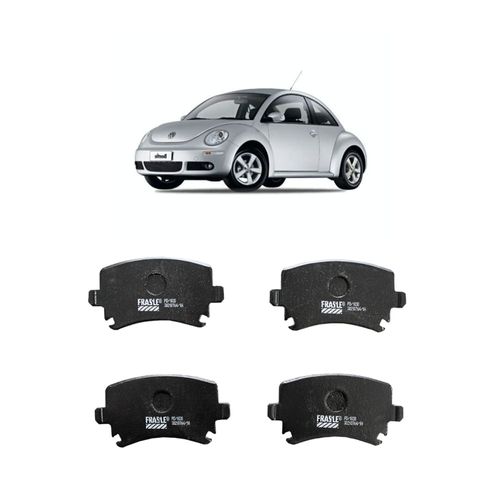 Jogo De Pastilha De Freio Traseiro Fras-Le Pd1030 Para Volkswagen New Beetle 2.0 Mi 2.0 L 8v Sohc L4 De 2007 Até 2010