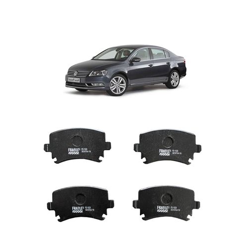 Jogo De Pastilha De Freio Traseiro Fras-Le Pd1030 Para Volkswagen Passat Cc 2.0 Tsi Dsg 2.0 L 16v Dohc L4 De 2014 Até 2015