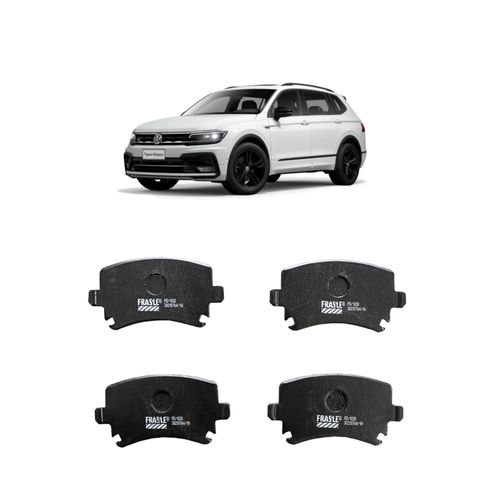 Jogo De Pastilha De Freio Traseiro Fras-Le Pd1030 Para Volkswagen Tiguan 2.0 Tsi 2.0 L 16v Dohc L4 De 2009 Até 2011