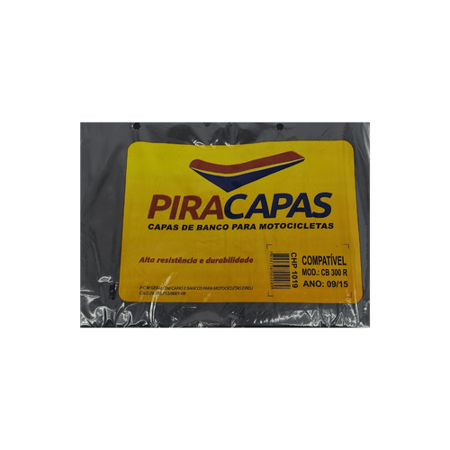 Capa De Banco Cb 300 R 2009 até 2015 - Piracapas