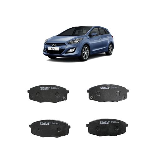 Jogo De Pastilha De Freio Dianteiro Fras-Le Pd1092 Para Hyundai I30 Cw Cvvt 2.0 16v De 2010 Até 2012